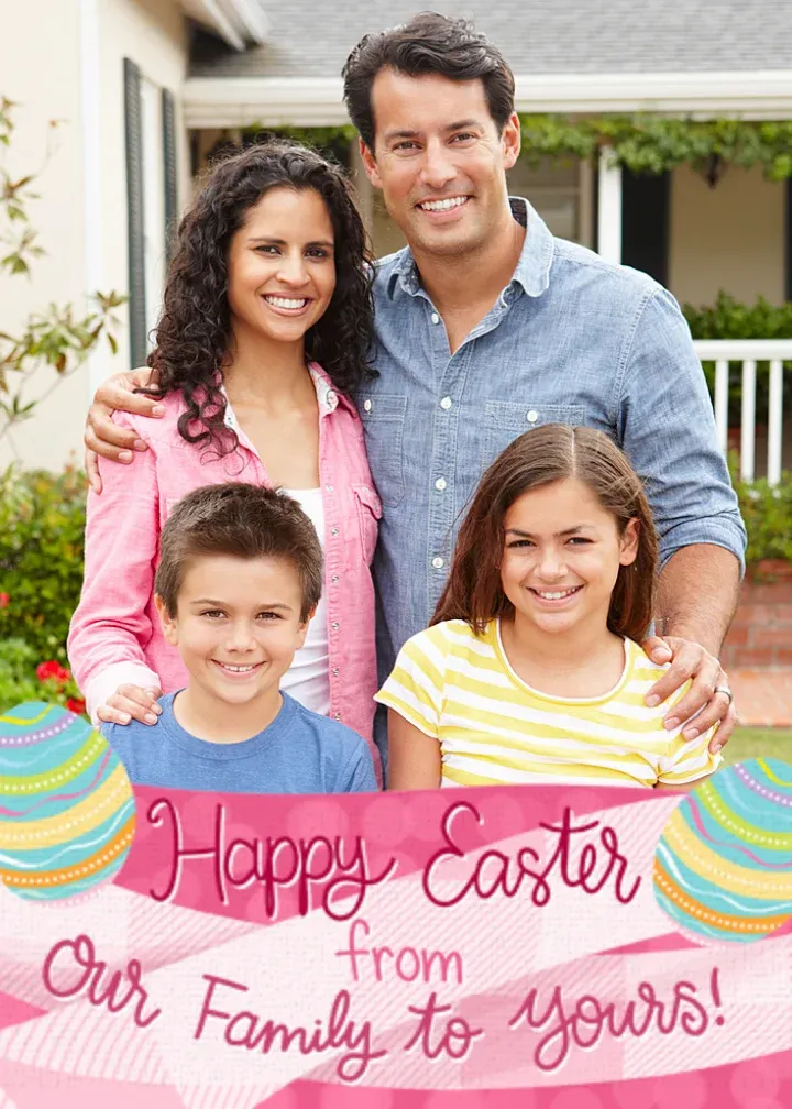 Photo Easter Egg card front