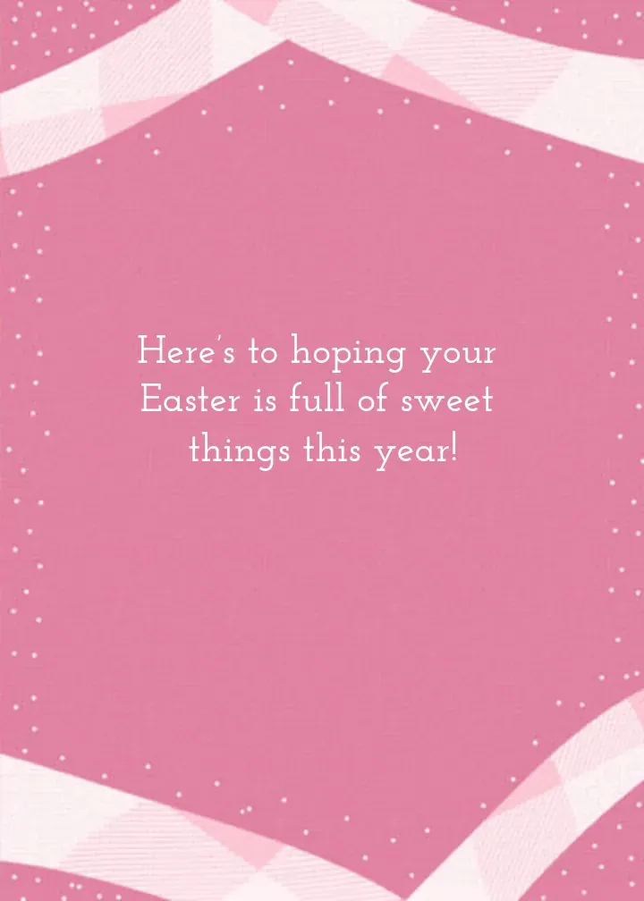 Photo Easter Egg card inside right