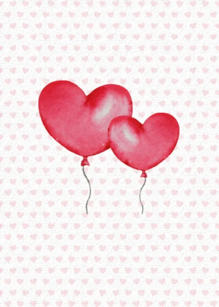 Get Well Balloon card inside left