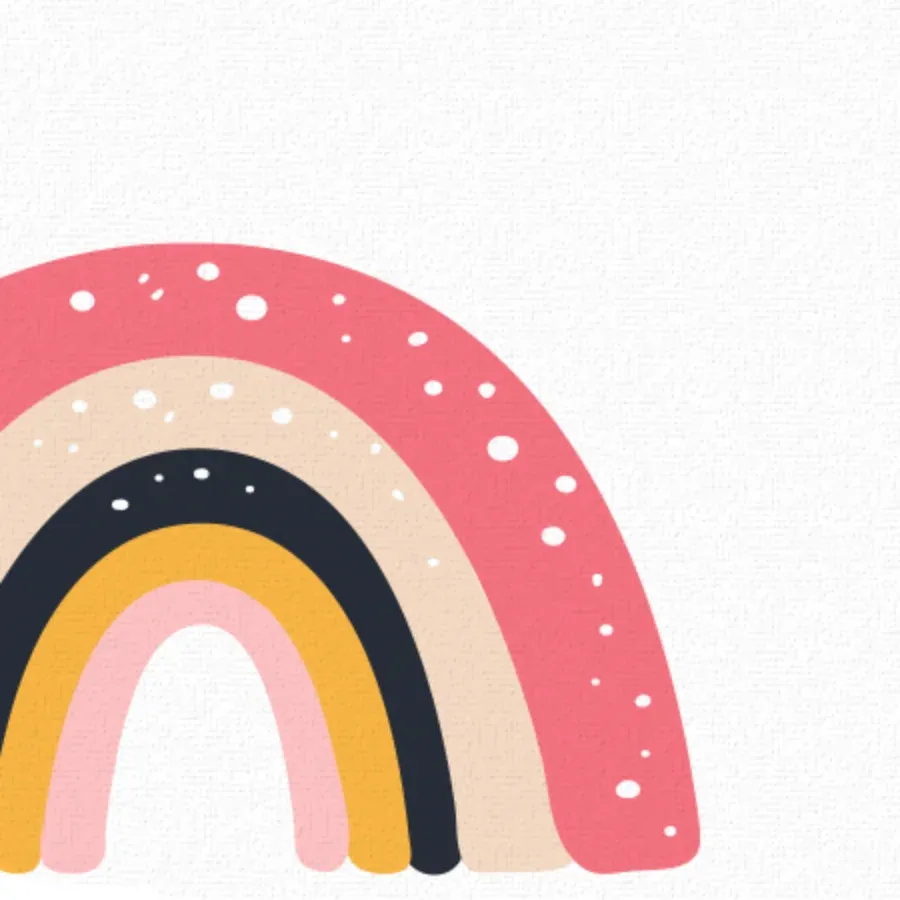 Sympathy Rainbow card inside left