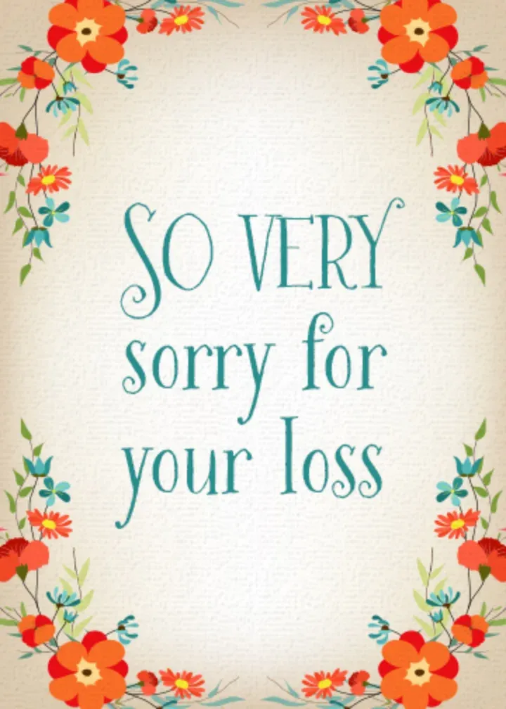 So Very Sorry card front