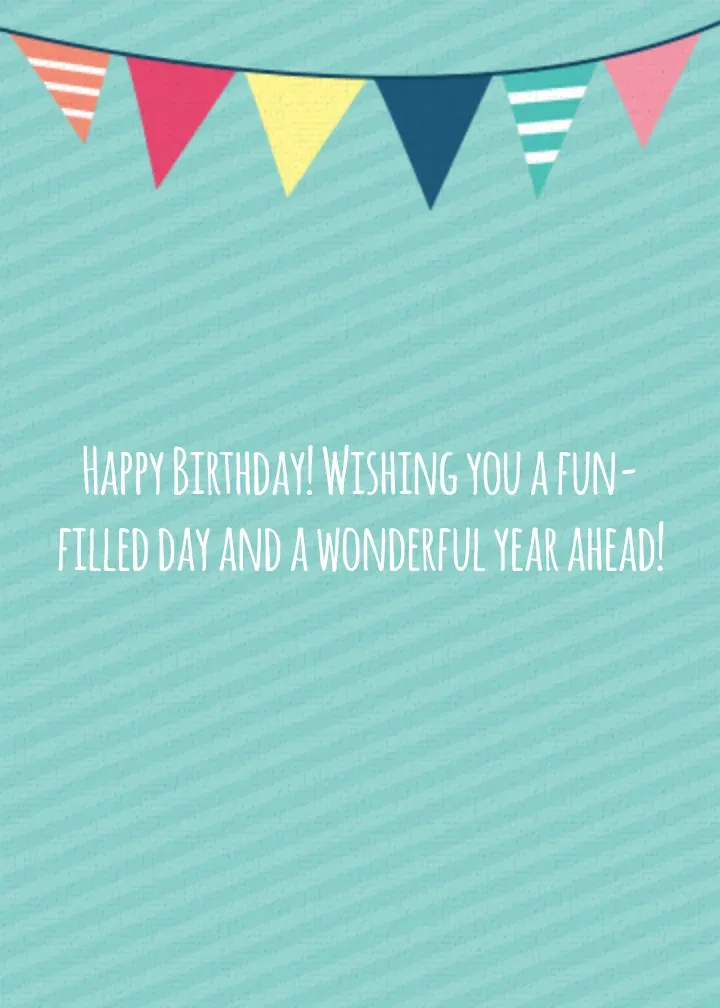 Birthday Cake Sparkle card inside right