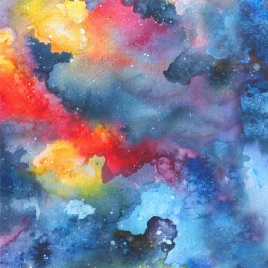 Bright Holi Wishes card inside left