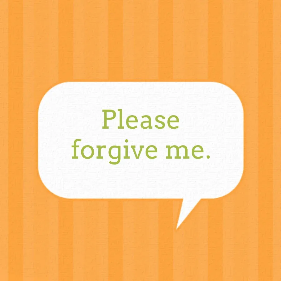 Sorry Stripes card front