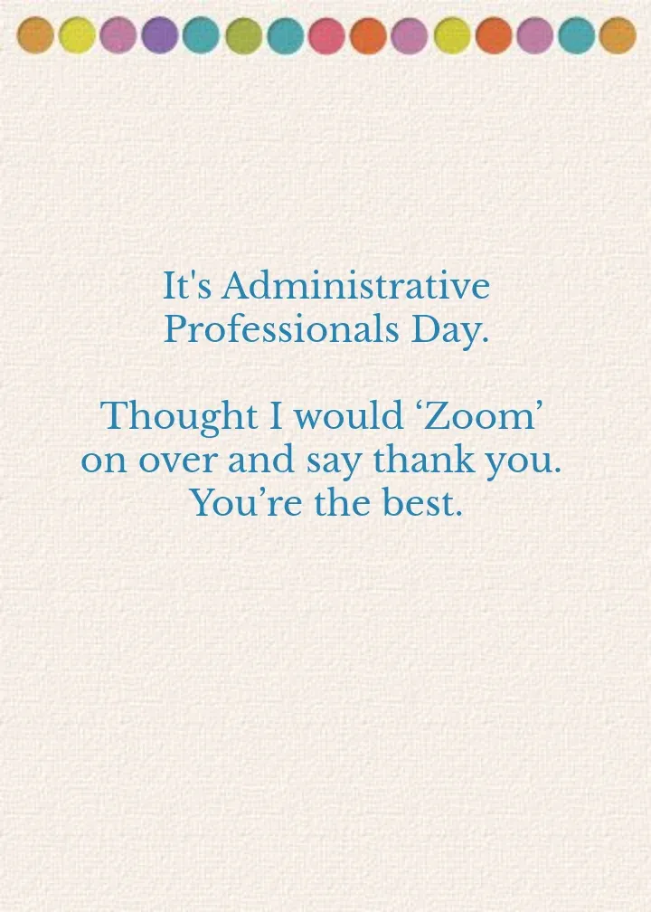 Pastel Dots card inside right