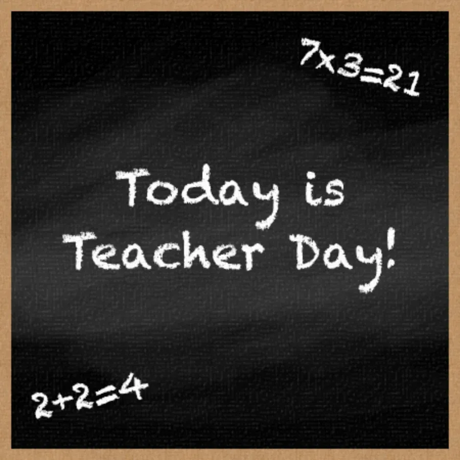 Chalkboard Equation card front