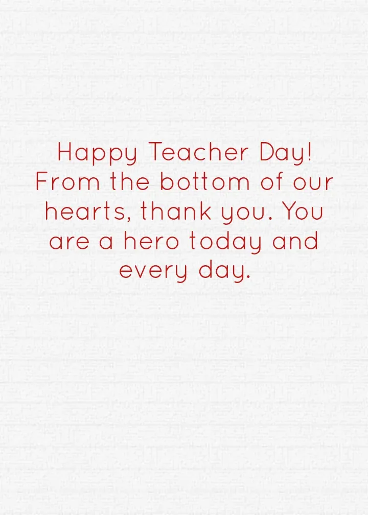 A+ Teacher card inside right