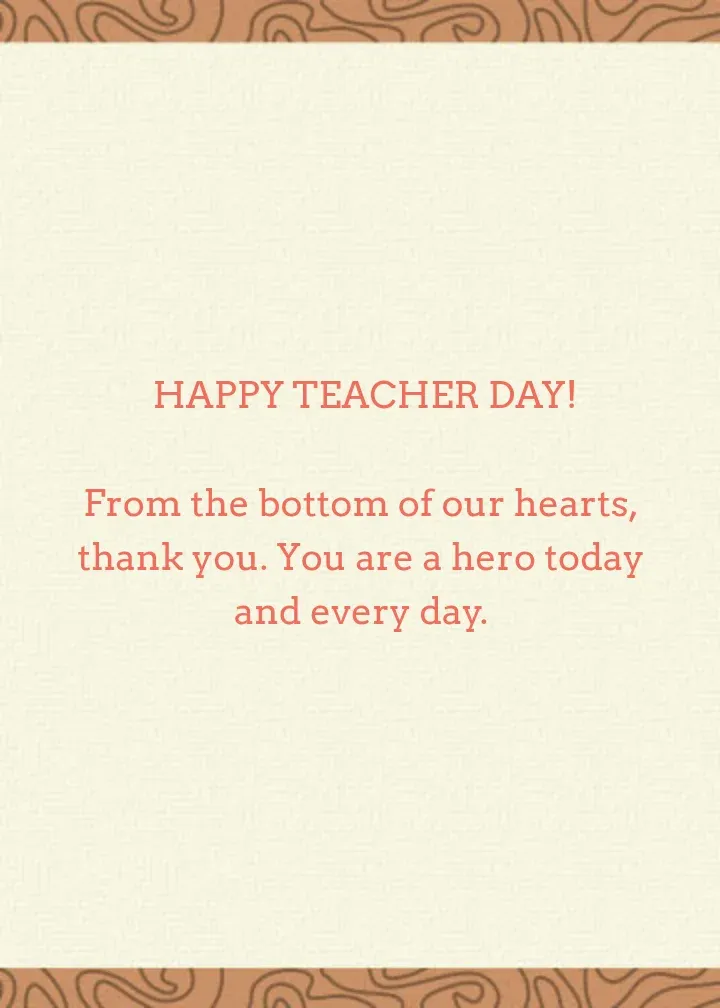 Book Stack Teacher card inside right