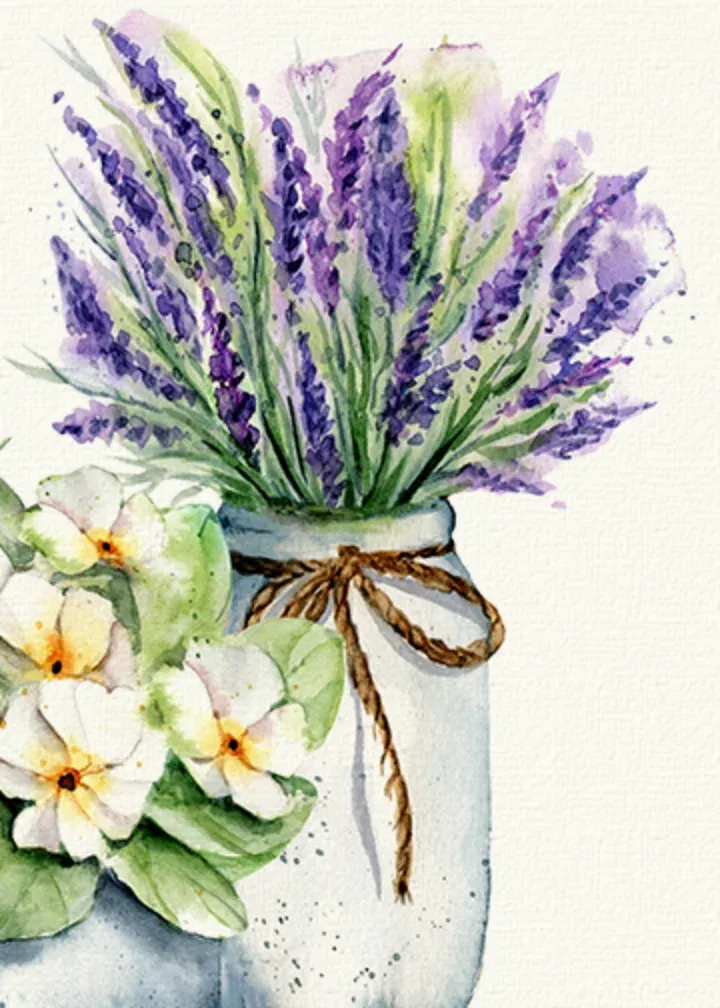 Mother's Day Vases card inside left