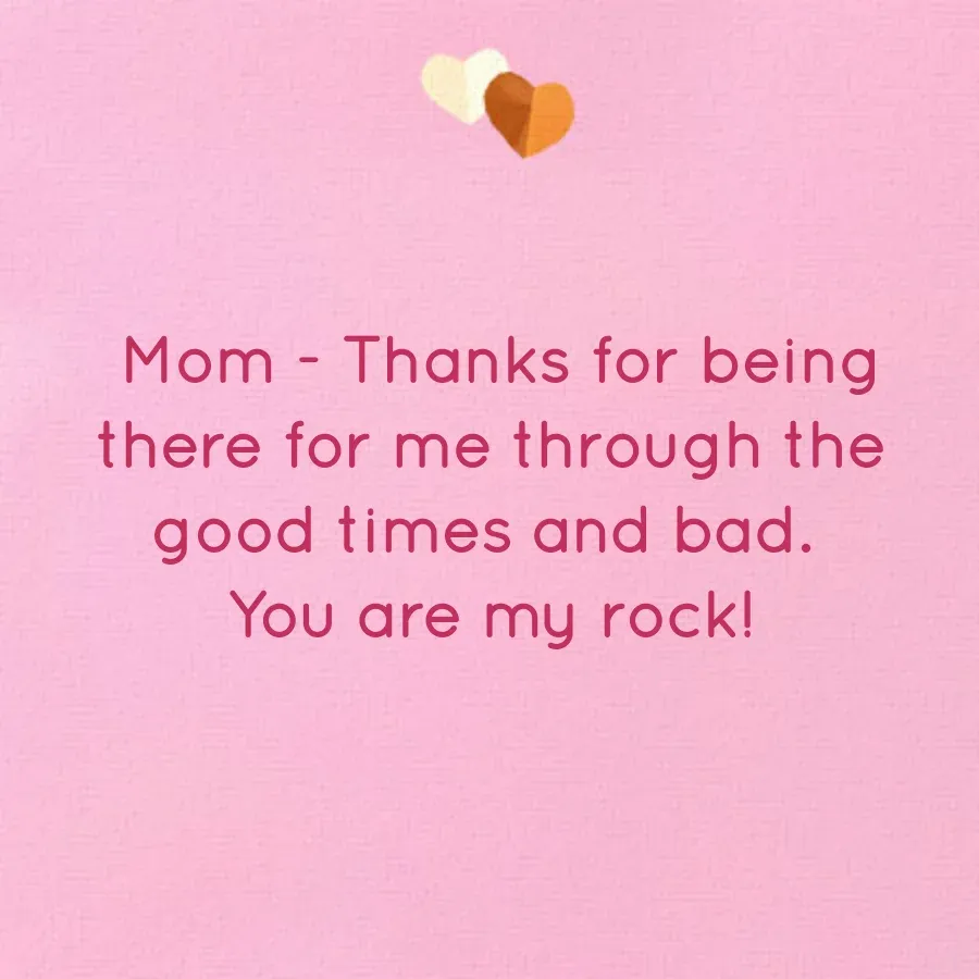 Mother's Day Balloons card inside right