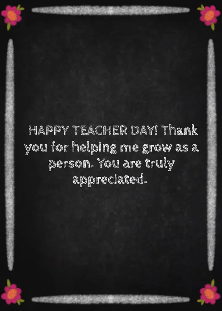 Helping Me Grow card inside right