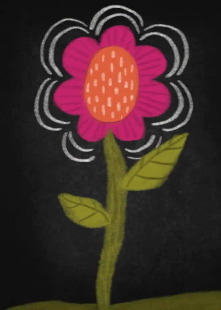 Thank You For Helping Me Grow card inside left