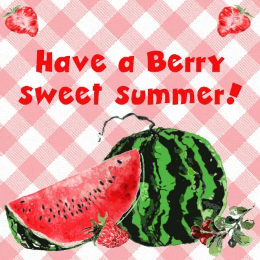 Summer Fruit card front