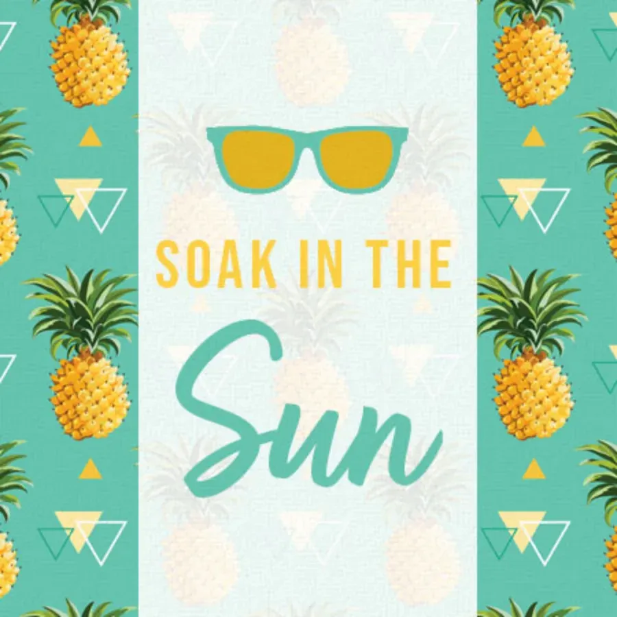 Summertime Pineapple card front