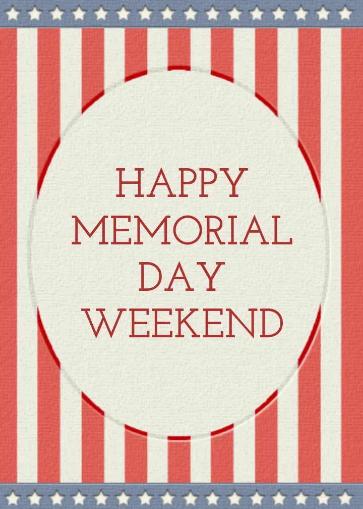 Vintage Stars and Stripes card front