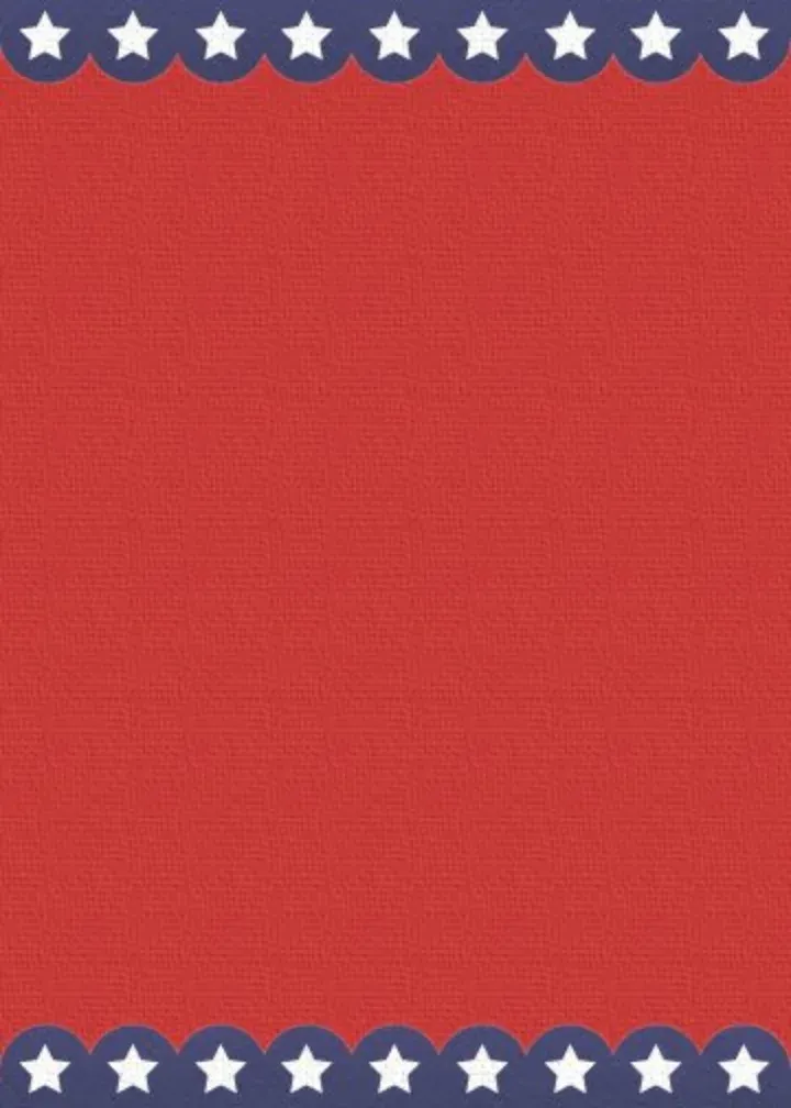 Patriotic Memorial Day Photo card inside left