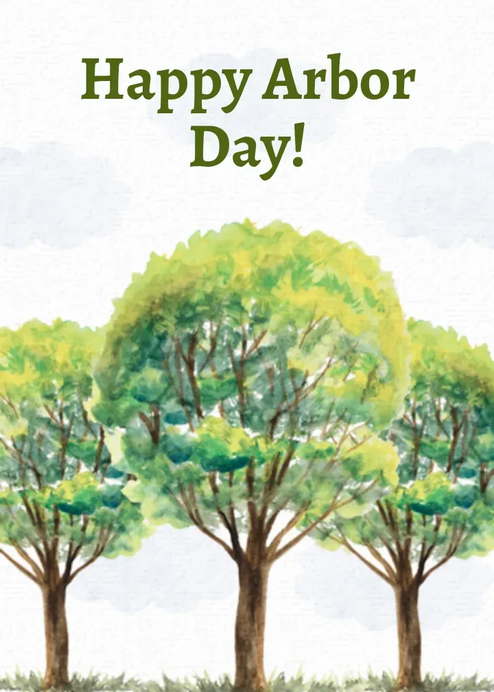 Arbor Day | Apr 24 card front