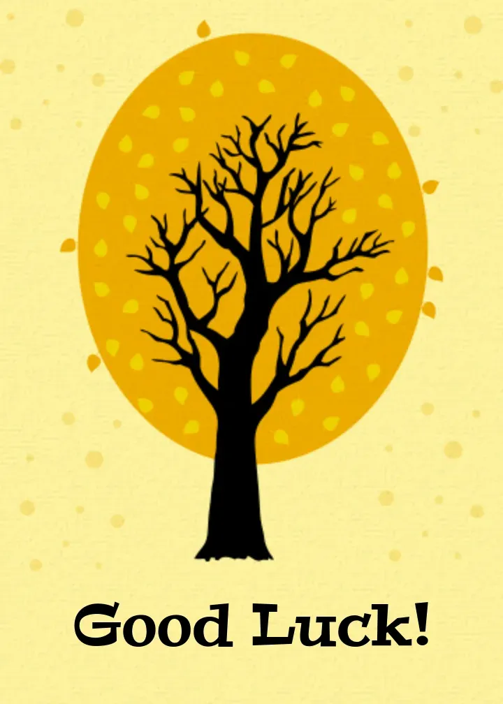Retro Tree card front