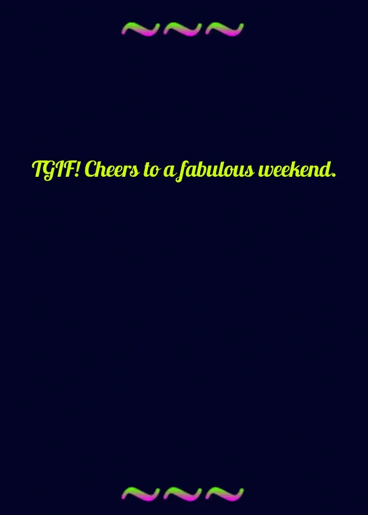 TGIF card inside right