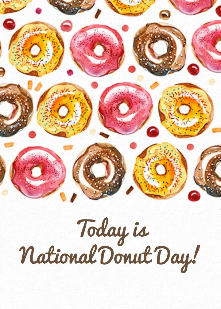 Donut Pattern card front