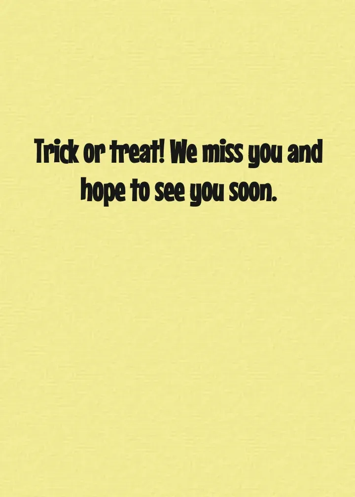 Halloween Houses card inside right