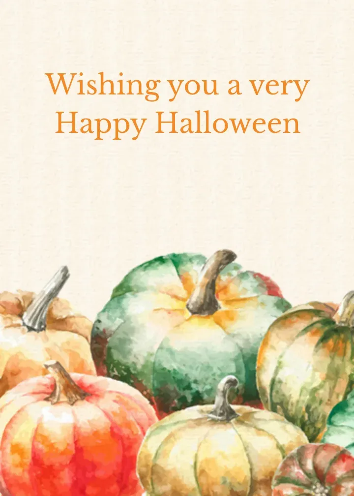 Rustic Pumpkin card front