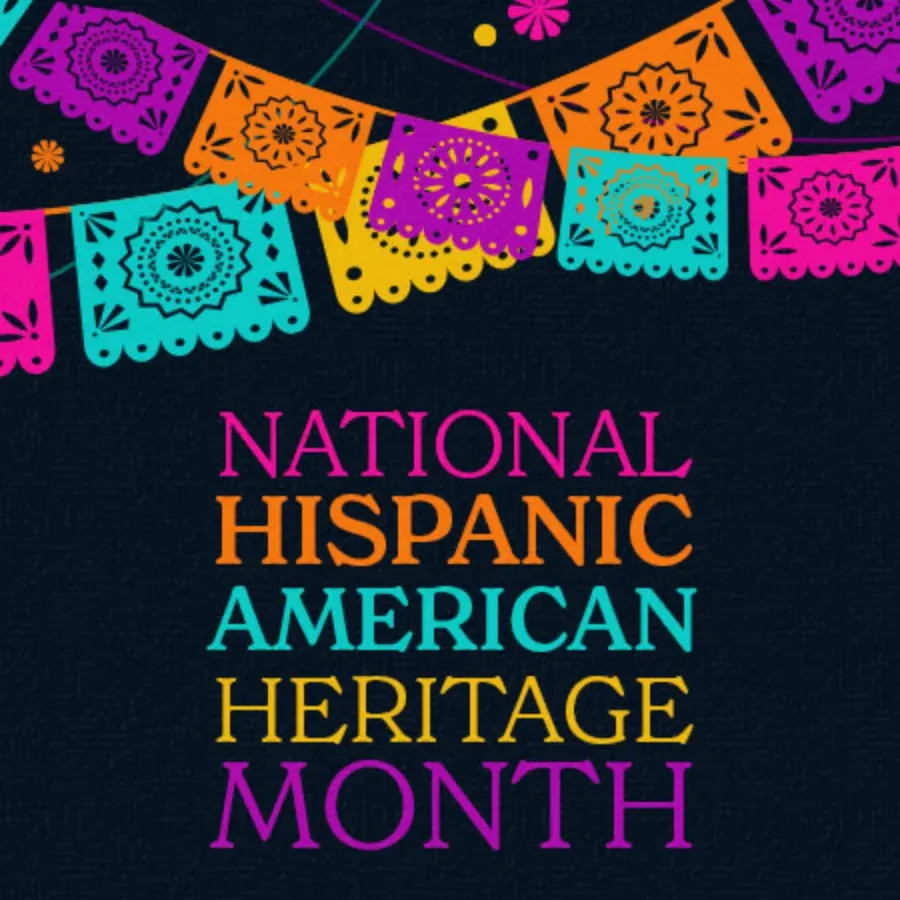 Hispanic American Month card front