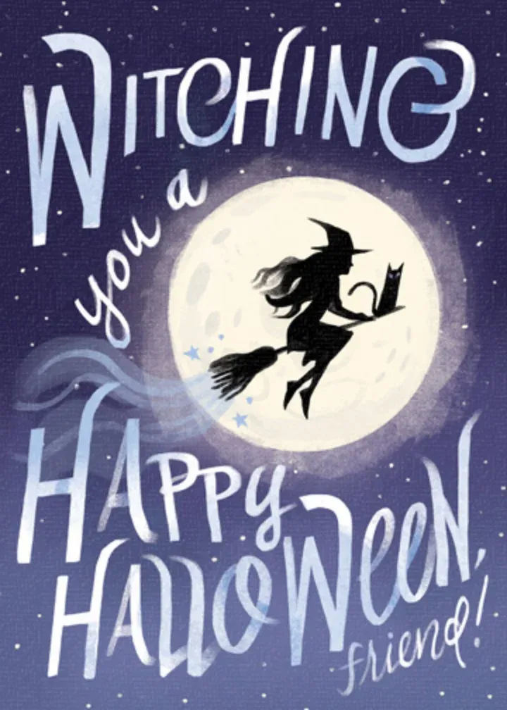 Happy Halloween, Friend card front