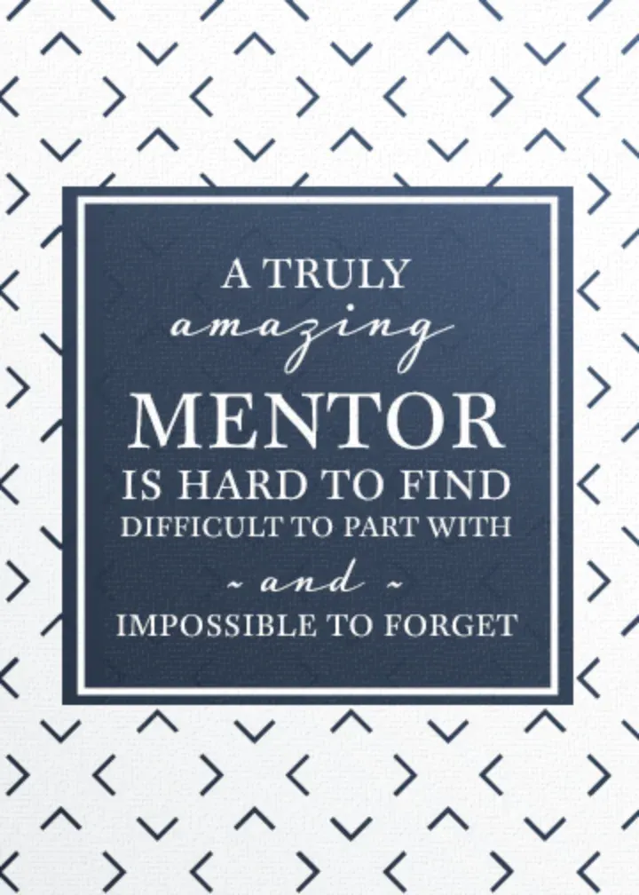 For My Mentor, My Boss card front