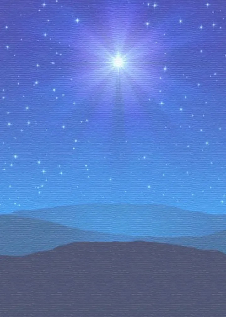 The Magi card inside left