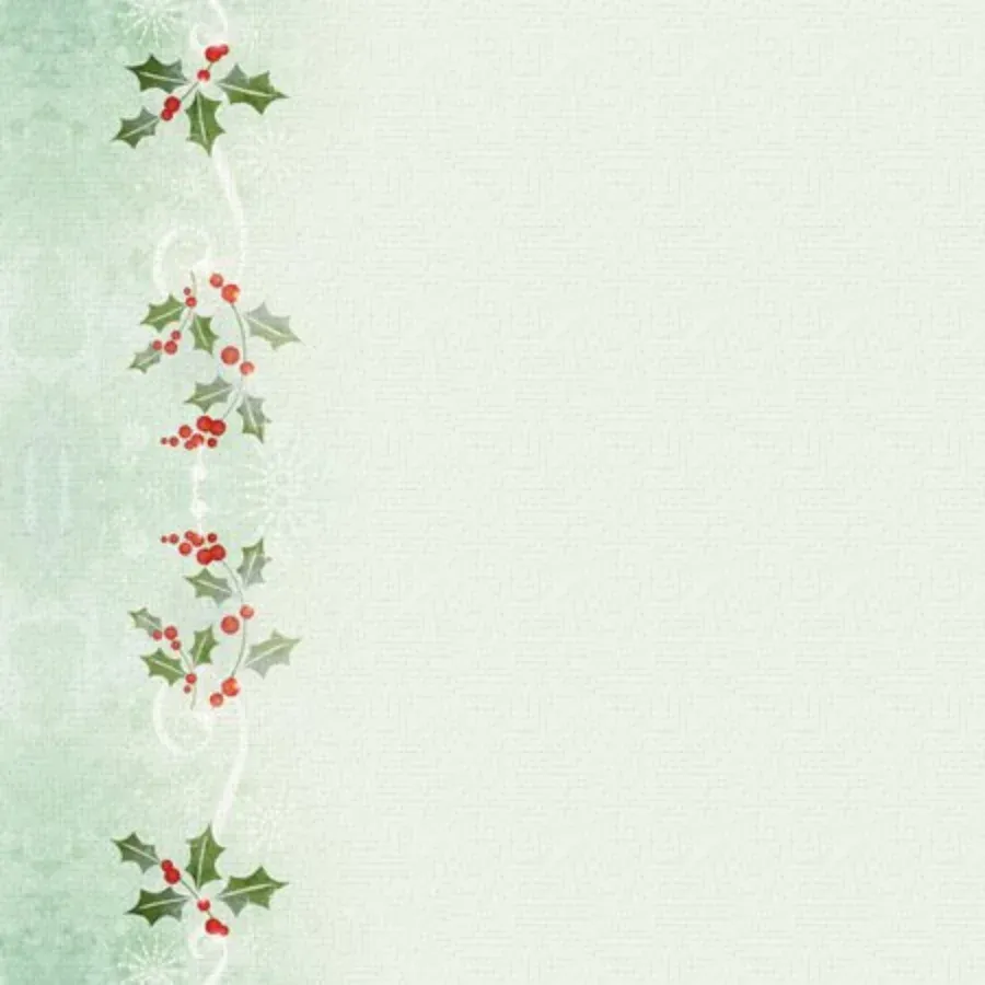 Merry Christmas Photo card inside left