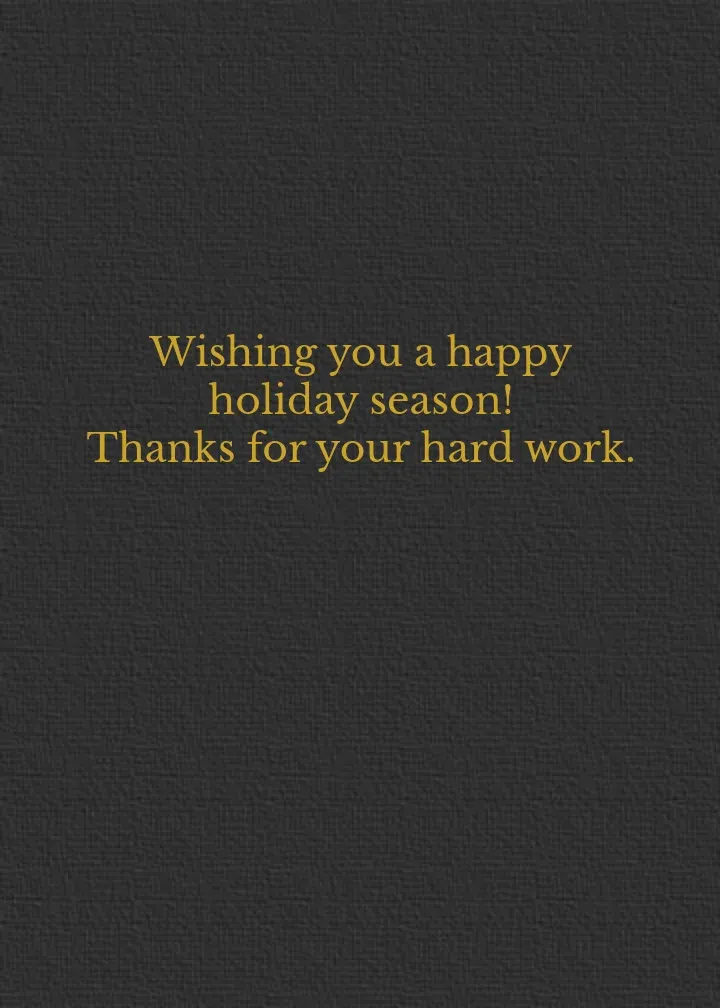 Business Thanks Poinsettia card inside right