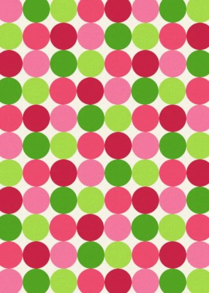 Holiday Candy Dots card inside left