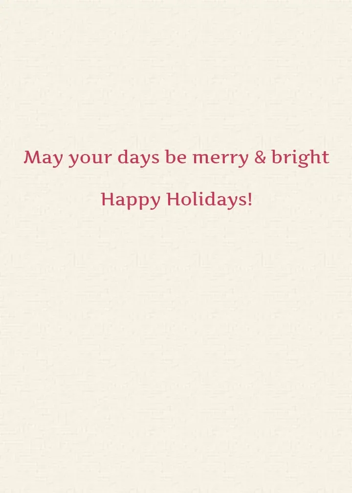 Holiday Candy Dots card inside right