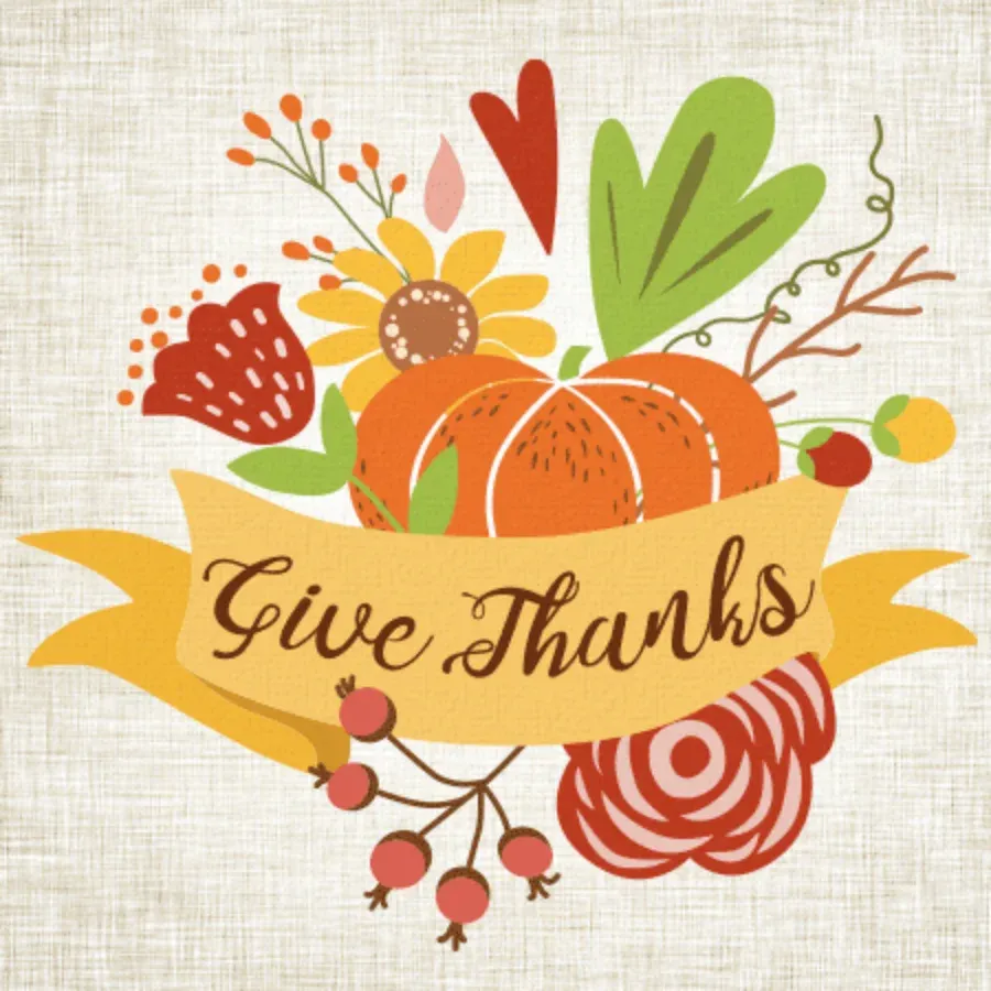 Rustic Pumpkin Thanksgiving card front