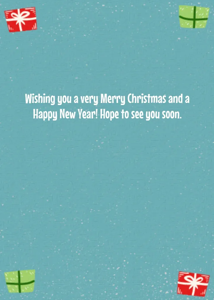 Saint Nicholas card inside right