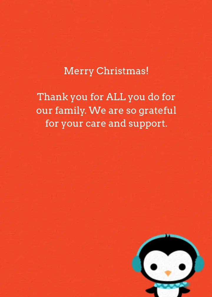 Little Minds card inside right