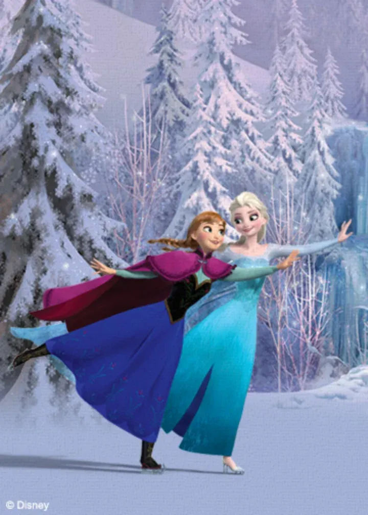 Holiday Frozen Thank You card inside left