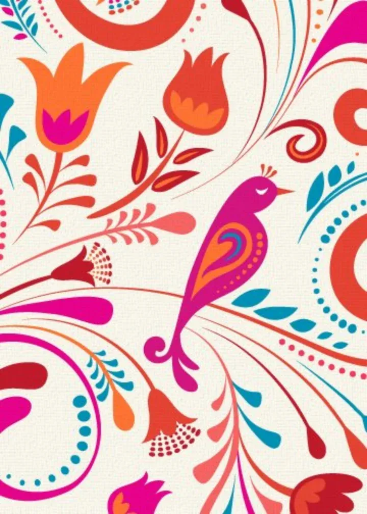 Colorful Easter Egg card inside left