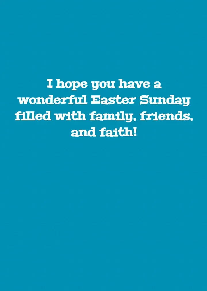 Colorful Easter Egg card inside right