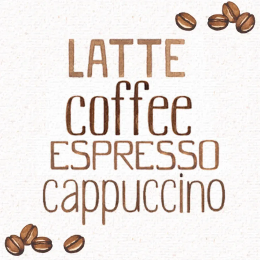 Coffee Time Watercolor card front