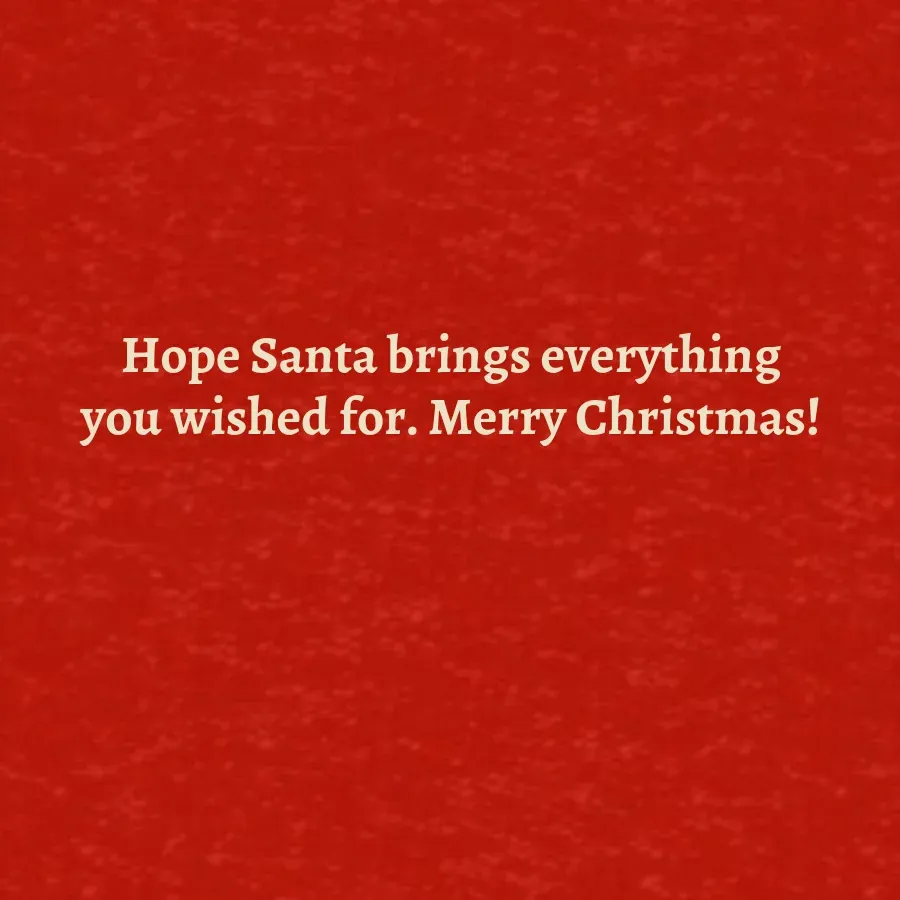 Christmas Santa Belly card inside right