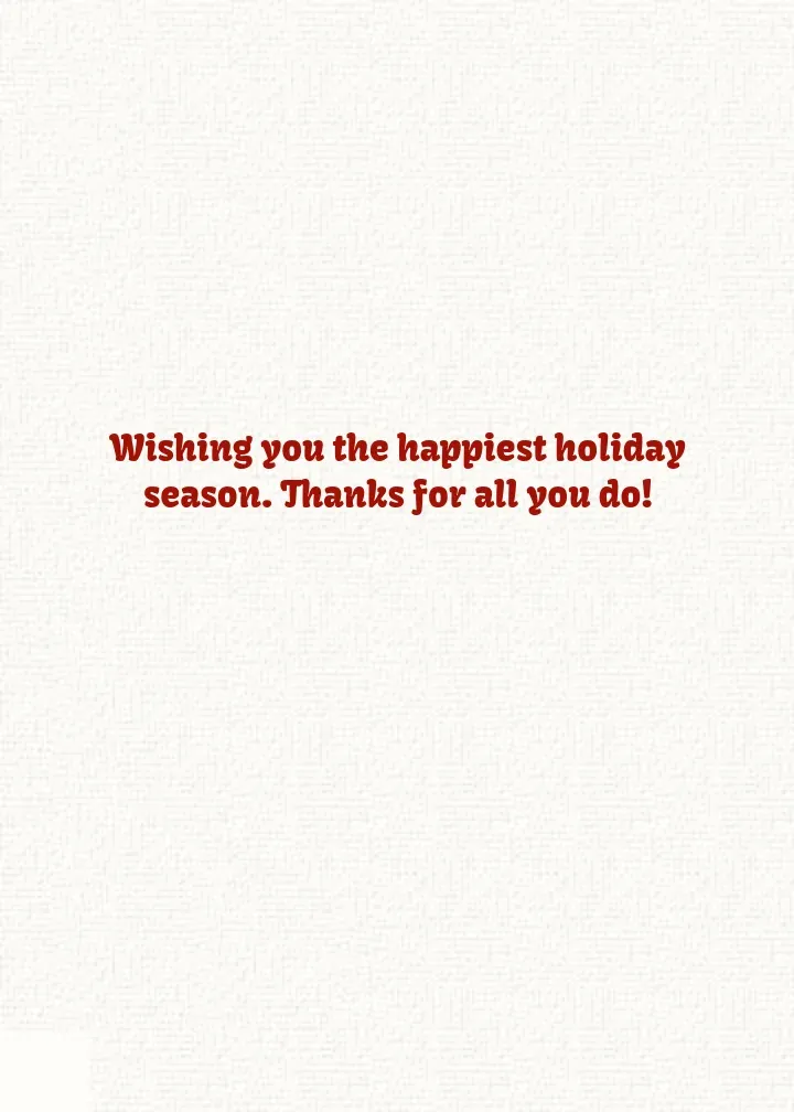 Teacher Keep Calm Thanks card inside right