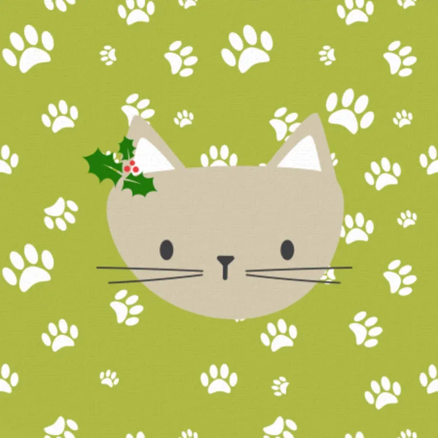 Pet Sitter Holiday card inside left