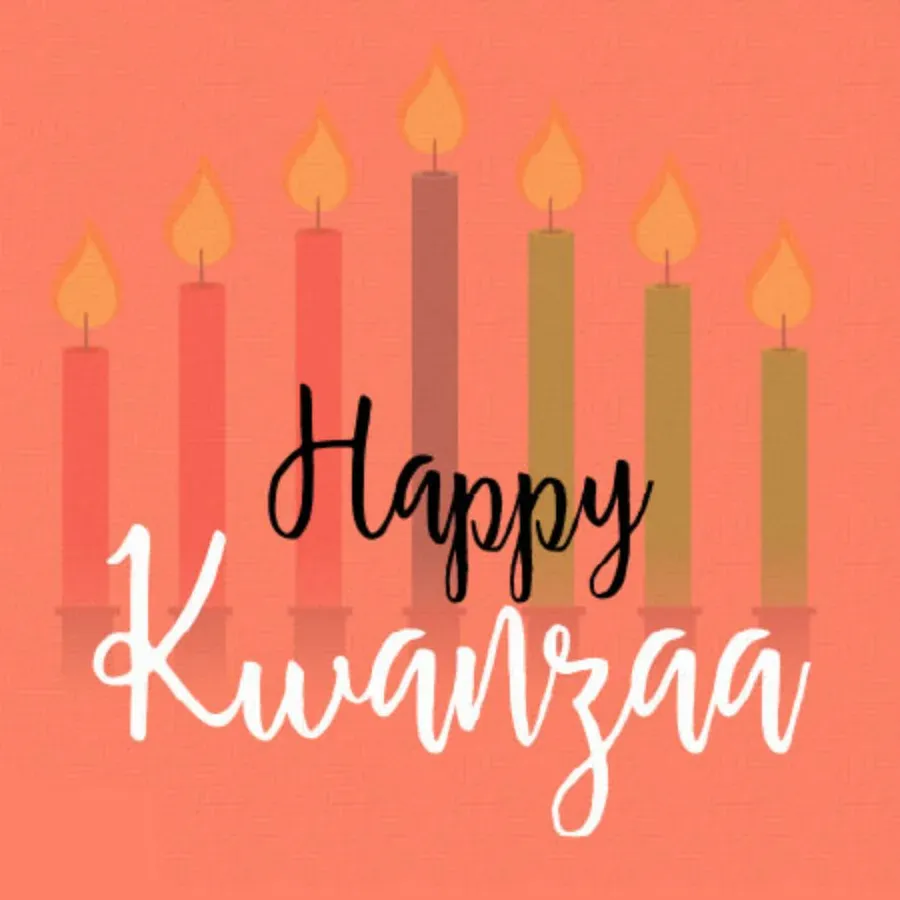 Peaceful Kwanzaa Light card front