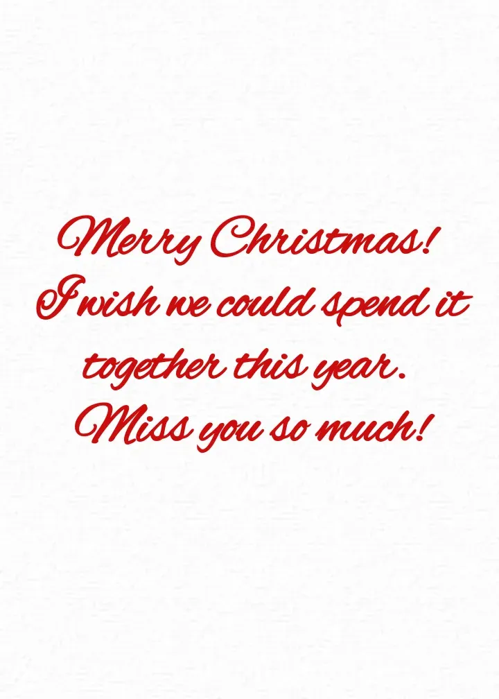 Christmas Peace & Joy card inside right