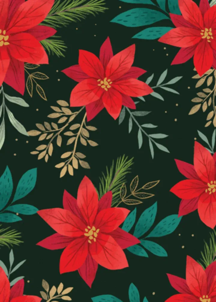 Merry Christmas Girlfriend card inside left