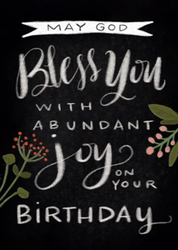Blessed Birthday card front