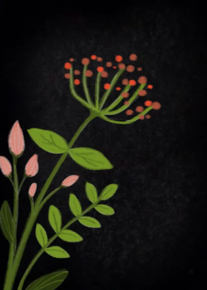 Blessed Birthday card inside left