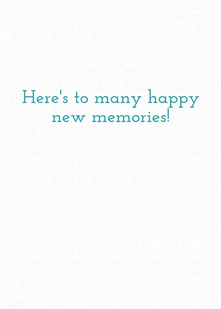 New Home Congrats Keys card inside right